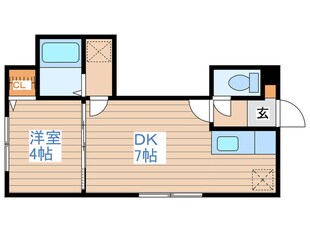 ジュネスコ－ト旭町壱番館の物件間取画像